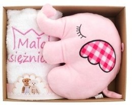 RĘCZNIK Z HAFTEM PREZENT URODZINY CHRZEST SŁONIK