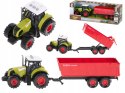 TRAKTOR Z PRZYCZEPĄ DUŻY ZESTAW ŚWIATŁO DZWIĘK