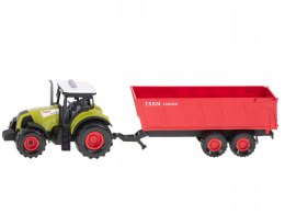 TRAKTOR Z PRZYCZEPĄ DUŻY ZESTAW ŚWIATŁO DZWIĘK