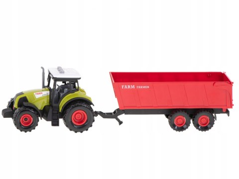 TRAKTOR Z PRZYCZEPĄ DUŻY ZESTAW ŚWIATŁO DZWIĘK TRAKTOR Z PRZYCZEPĄ DUŻY ZESTAW ŚWIATŁO DZWIĘK