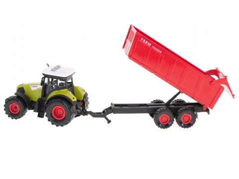 TRAKTOR Z PRZYCZEPĄ DUŻY ZESTAW ŚWIATŁO DZWIĘK TRAKTOR Z PRZYCZEPĄ DUŻY ZESTAW ŚWIATŁO DZWIĘK