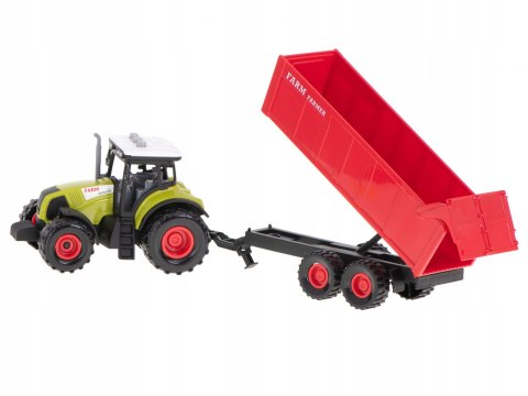 TRAKTOR Z PRZYCZEPĄ DUŻY ZESTAW ŚWIATŁO DZWIĘK TRAKTOR Z PRZYCZEPĄ DUŻY ZESTAW ŚWIATŁO DZWIĘK