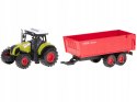 TRAKTOR Z PRZYCZEPĄ DUŻY ZESTAW ŚWIATŁO DZWIĘK