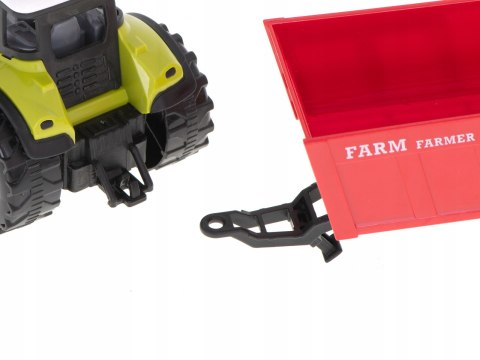 TRAKTOR Z PRZYCZEPĄ DUŻY ZESTAW ŚWIATŁO DZWIĘK TRAKTOR Z PRZYCZEPĄ DUŻY ZESTAW ŚWIATŁO DZWIĘK