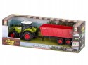 TRAKTOR Z PRZYCZEPĄ DUŻY ZESTAW ŚWIATŁO DZWIĘK