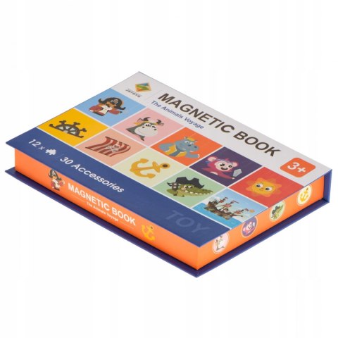 UKŁADANKA MAGNETYCZNA MAGNESY PIRACI 30 ELEMENTÓW