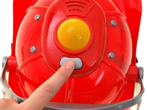Zestaw strażaka kask światło dźwięk gaśnica Zestaw strażaka kask światło dźwięk gaśnica