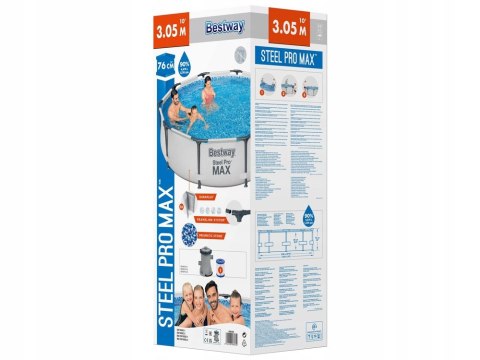 Basen stelażowy okrągły Bestway 56408 305 x 305 cm Basen stelażowy okrągły Bestway 56408 305 x 305 cm