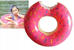 Kółko do pływania donut różowe duże