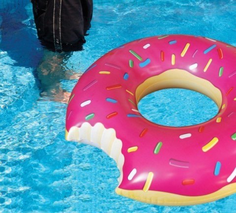 Kółko do pływania donut różowe duże Kółko do pływania donut różowe duże