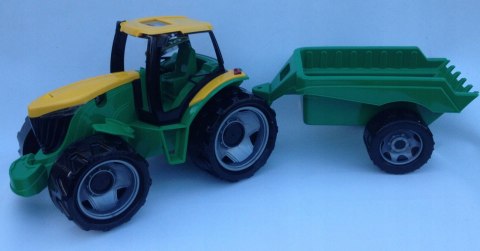 DUŻY TRAKTOR CIĄGNIK Z PRZYCZEPĄ JEŹDZIK 90cm DUŻY TRAKTOR CIĄGNIK Z PRZYCZEPĄ JEŹDZIK 90cm