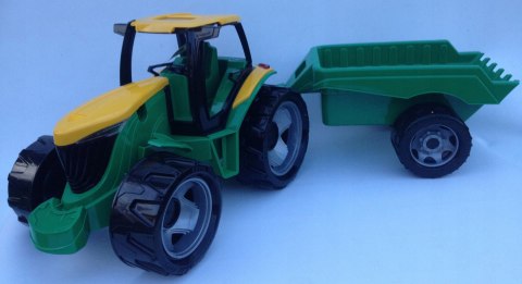 DUŻY TRAKTOR CIĄGNIK Z PRZYCZEPĄ JEŹDZIK 90cm DUŻY TRAKTOR CIĄGNIK Z PRZYCZEPĄ JEŹDZIK 90cm