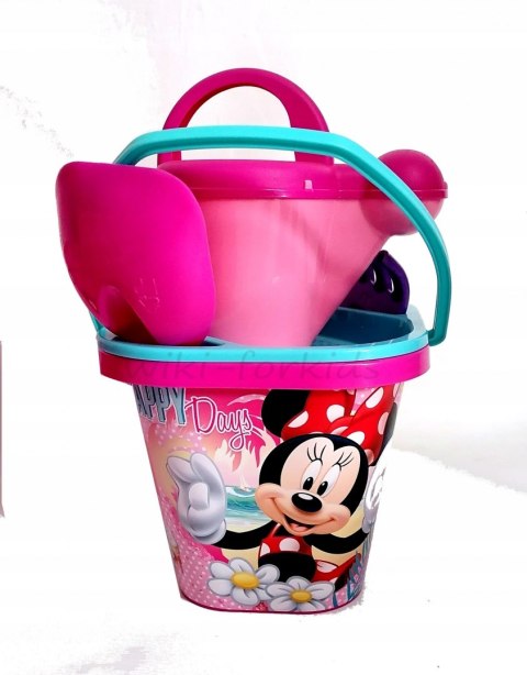 Wiaderko komplet do piasku Myszka Minnie Mouse