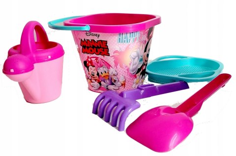 Wiaderko komplet do piasku Myszka Minnie Mouse