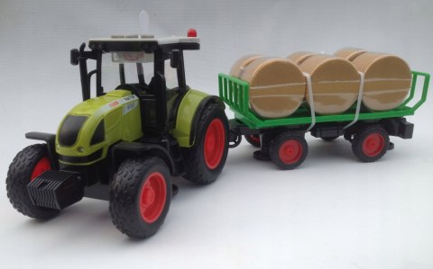 2x TRAKTOR Z PRZYCZEPĄ DUŻY ZESTAW ŚWIATŁO DZWIĘK 2x TRAKTOR Z PRZYCZEPĄ DUŻY ZESTAW ŚWIATŁO DZWIĘK