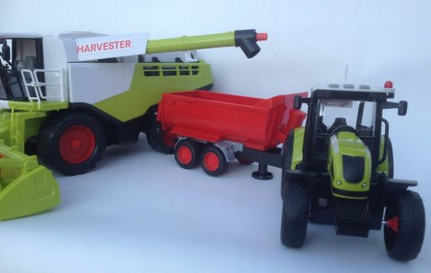 Kombajn Traktor ciagnik Duży Zestaw Rolnik FARMA Kombajn Traktor ciagnik Duży Zestaw Rolnik FARMA