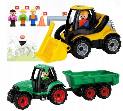 LENA POJAZDY KOPARKA SPYCH TRAKTOR PRZYCZEPA 13 EL