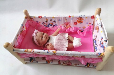 Lalka Bobas baby jak żywa+butelka smoczek łóżeczko Lalka Bobas baby jak żywa+butelka smoczek łóżeczko