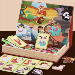 MAGNETYCZNA UKŁADANKA PUZZLE ZWIERZĘTA