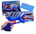 Pistolet BLASTER naboje piankowe 10szt broń ZA3286 Pistolet BLASTER naboje piankowe 10szt broń ZA3286