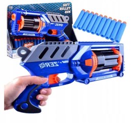 Pistolet BLASTER naboje piankowe 10szt broń ZA3286
