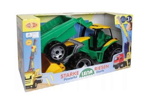 TRAKTOR Z PRZYCZEPĄ DUŻY 110 cm2w1 LENA TRAKTOR Z PRZYCZEPĄ DUŻY 110 cm2w1 LENA