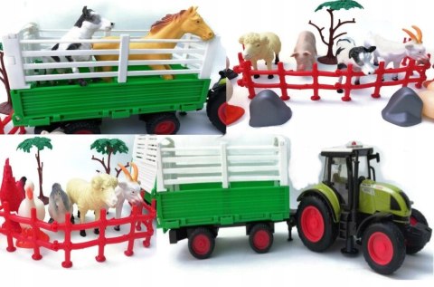 Duża Farma Zagroda Zwierzątka Traktor Przyczepa Duża Farma Zagroda Zwierzątka Traktor Przyczepa