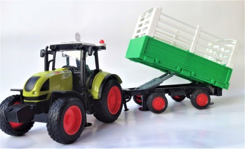 Traktor z przyczepą GUMOWE koła Traktor z przyczepą GUMOWE koła