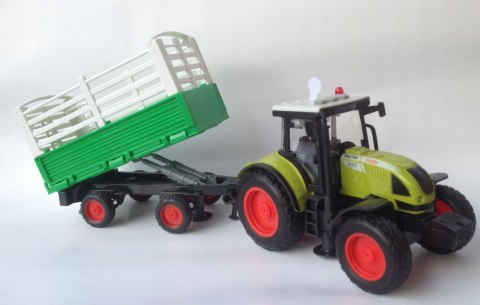 Traktor z przyczepą GUMOWE koła Traktor z przyczepą GUMOWE koła
