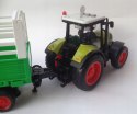 Traktor z przyczepą GUMOWE koła Traktor z przyczepą GUMOWE koła