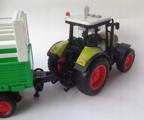 Traktor z przyczepą GUMOWE koła Traktor z przyczepą GUMOWE koła