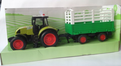 Traktor z przyczepą GUMOWE koła Traktor z przyczepą GUMOWE koła