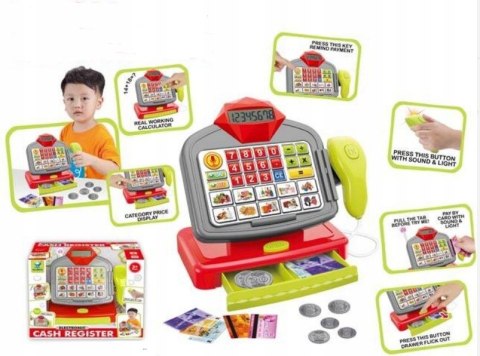 DUŻA KASA FISKALNA SKLEPOWA DLA DZIECI