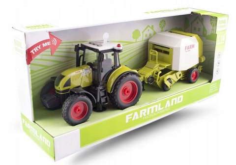 TRAKTOR Z PRZYCZEPĄ DUŻY ZESTAW ŚWIATŁO DZWIĘK TRAKTOR Z PRZYCZEPĄ DUŻY ZESTAW ŚWIATŁO DZWIĘK