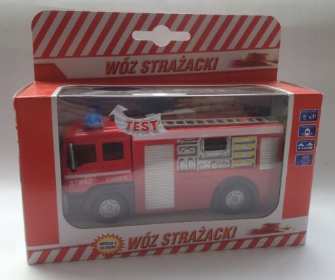 AUTO WÓZ STRAŻ 12CM Z POLSKIM GŁOSEM NAPĘD AUTO WÓZ STRAŻ 12CM Z POLSKIM GŁOSEM NAPĘD