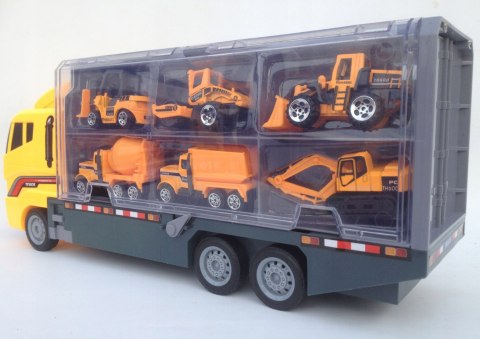 Auto TIR LAWETA zestaw Maszyny Budowlane auto Auto TIR LAWETA zestaw Maszyny Budowlane auto