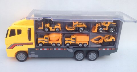 Auto TIR LAWETA zestaw Maszyny Budowlane auto Auto TIR LAWETA zestaw Maszyny Budowlane auto
