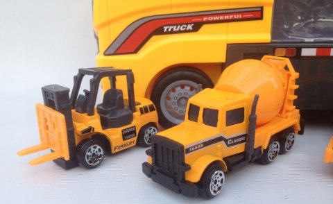 Auto TIR LAWETA zestaw Maszyny Budowlane auto Auto TIR LAWETA zestaw Maszyny Budowlane auto