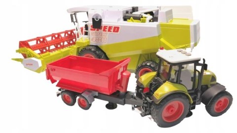 Kombajn Traktor ciagnik Duży Zestaw Rolnik FARMA Kombajn Traktor ciagnik Duży Zestaw Rolnik FARMA