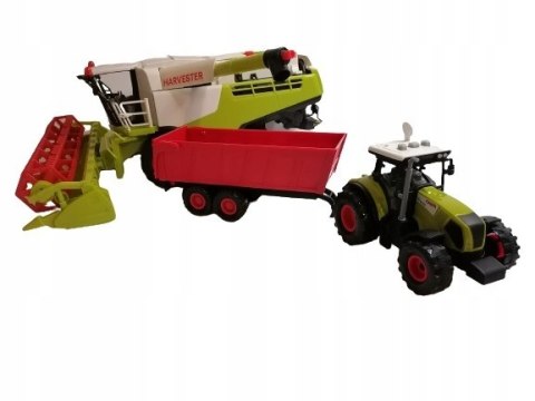 Traktor ciagnik Duży Zestaw Kombajn Rolnik FARMA Traktor ciagnik Duży Zestaw Kombajn Rolnik FARMA