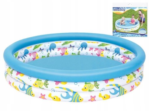 Basen dmuchany basenik dla dzieci 122x25cm Basen dmuchany basenik dla dzieci 122x25cm