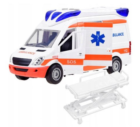 Auto autko KARETKA ambulans dźwięk światło syrena Auto autko KARETKA ambulans dźwięk światło syrena