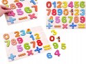 Puzzle drewniane Nauka liczenia Cyfry cyferki Puzzle drewniane Nauka liczenia Cyfry cyferki