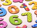 Puzzle drewniane Nauka liczenia Cyfry cyferki Puzzle drewniane Nauka liczenia Cyfry cyferki